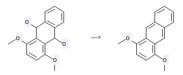 Anthracene,1,4-dimethoxy- can be prepared by 1,4-dimethoxy-9,10-dihydro-anthracene-9,10-diol